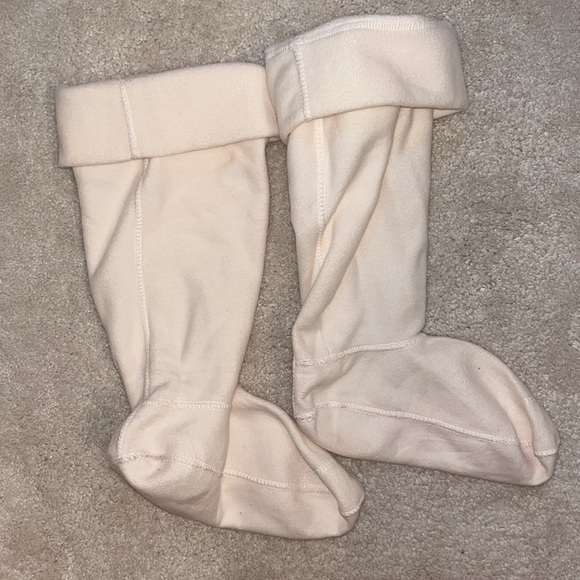 Off-White Fleece Hunter Boot Socks - Picture 4 of 5